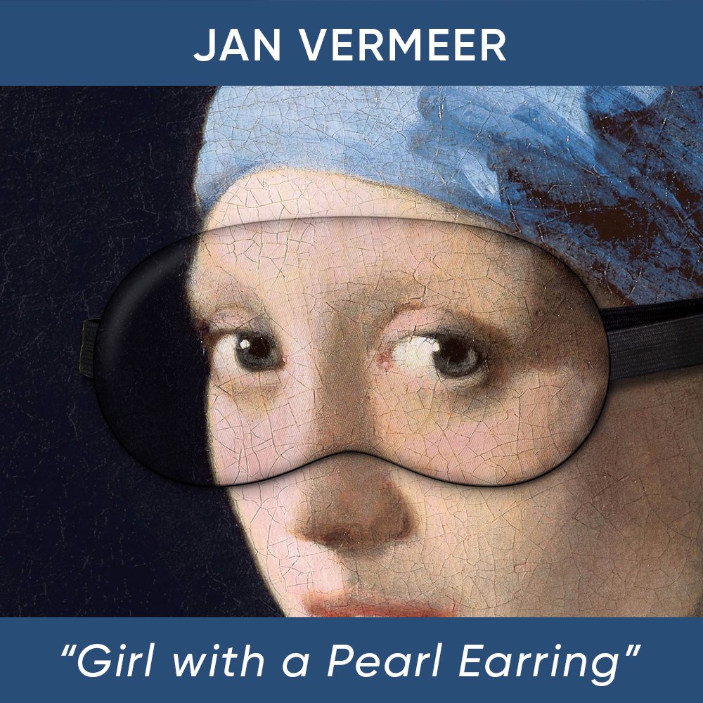 Girl with a Pearl Earring Sleep Mask