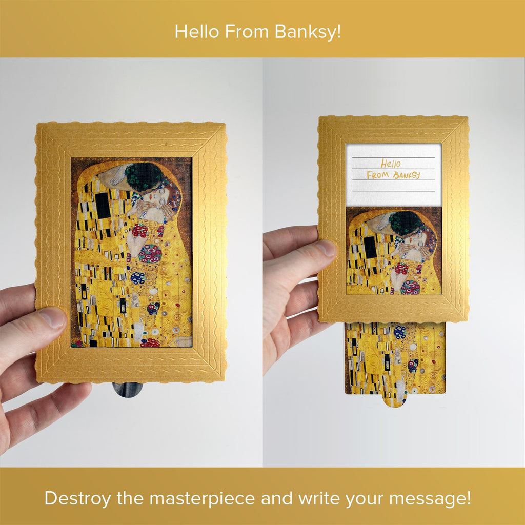 Hello From Banksy — Gustav Klimt - The Kiss, Postcards