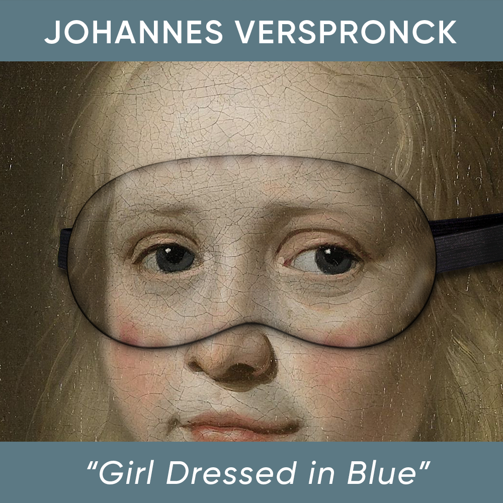 Girl Dressed in Blue Sleep Mask