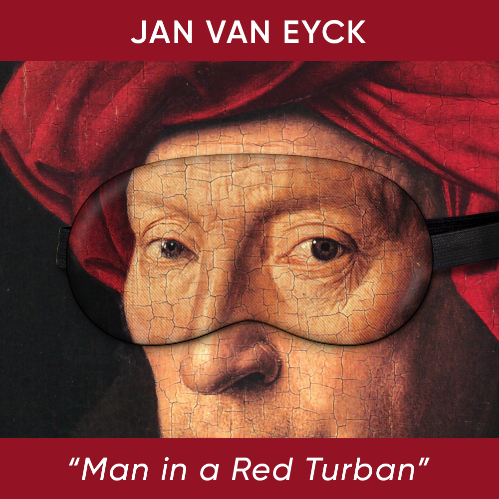 Man in a Red Turban Sleep Mask