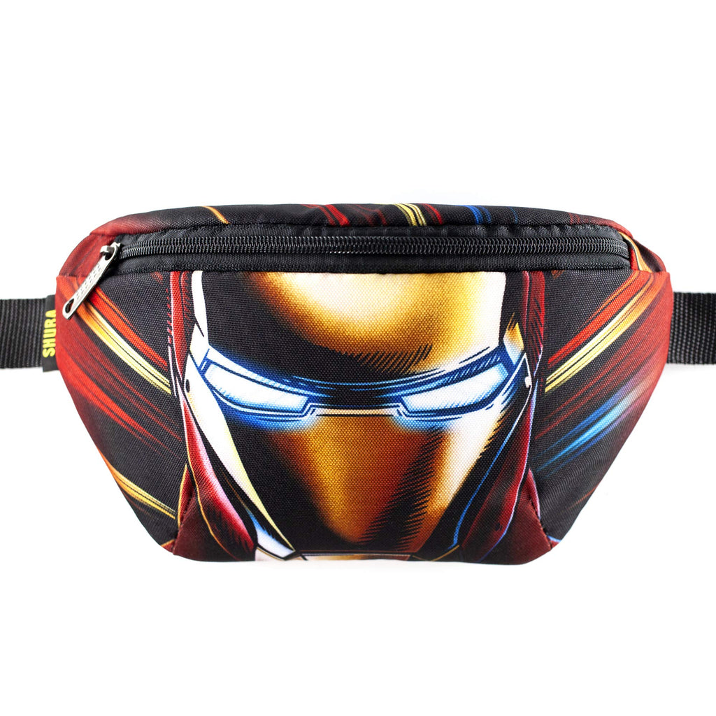 Casual Daypack Iron Man Bag Belt Waist Packs Crossbody Bag Adjustable belt bag, patterned Bag Casual (Bronze)