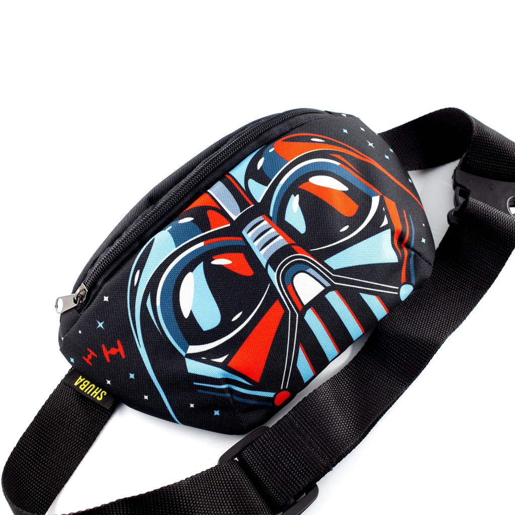 Belt Bag Darth Vader Casual Daypack Crossbody Bag Waist Packs, zipper Pocket, Adjustable belt bag, famous art canvas, for travellers (Metallic)