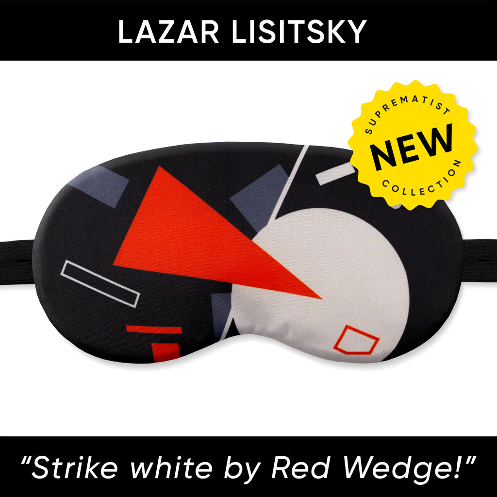 Strike white by Red Wedge Sleep Mask