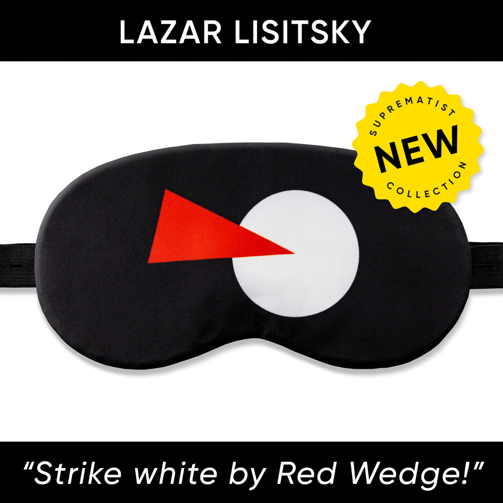 Strike white by Red Wedge(2) Sleep Mask